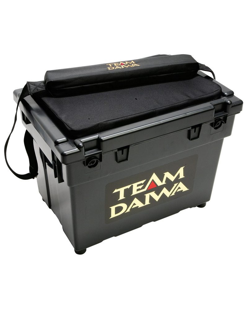Daiwa Team Daiwa Seat Box- Medium With Cussion - TDSB2 ( 186931) - Club  2000 Fishing Tackle