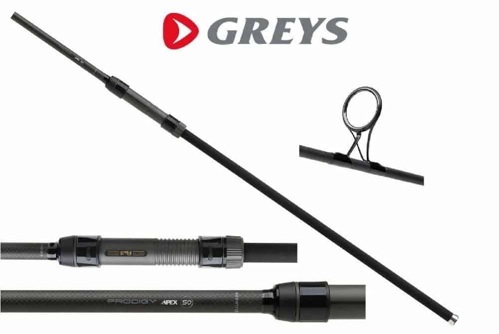 Greys*Brand New Prodigy Apex 50mm Butt Ring Carp Rod - All Test