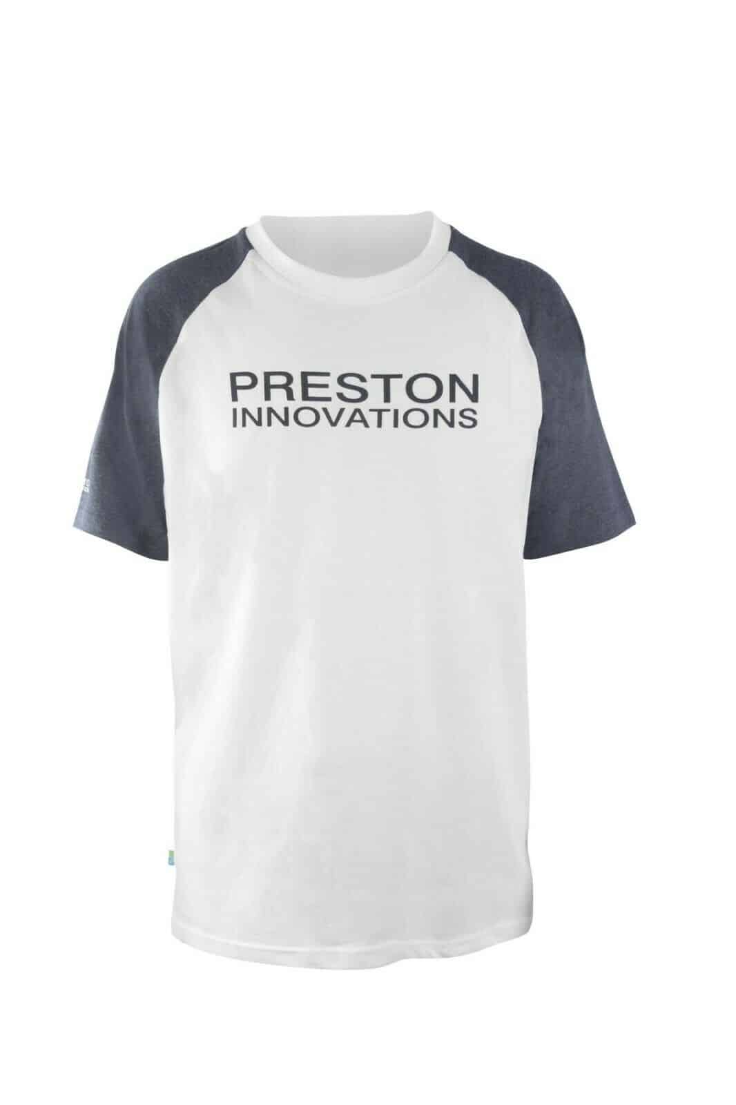 Preston Innovations* Brand New * Black / White Fishing T- Shirts